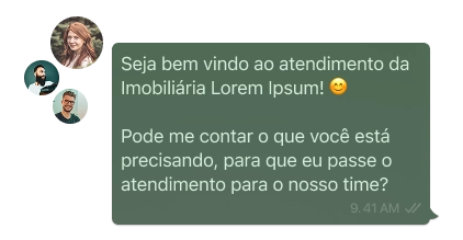 Atendimento organizado